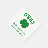 O'Baby St Patrick's Day Baby shower Servet (Hoek)