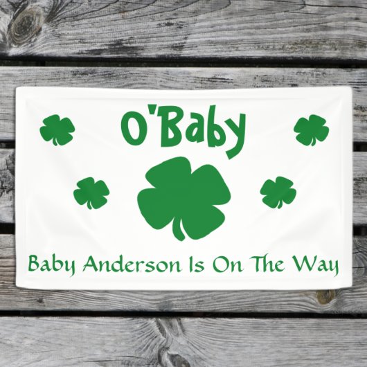 O'Baby St. Patrick's Day babyfeest Spandoek