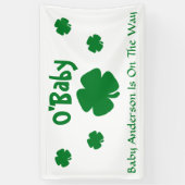 O'Baby St. Patrick's Day babyfeest Spandoek (Verticaal)