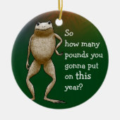 Obadiah Toad Diet Keramisch Ornament (Voorkant)