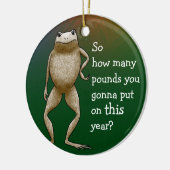 Obadiah Toad Diet Keramisch Ornament (Links)