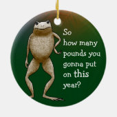 Obadiah Toad Diet Keramisch Ornament (Achterkant)