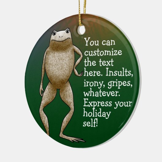 Obadiah Toad  Keramisch Ornament (Links)