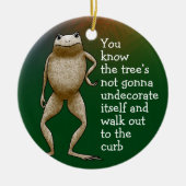 Obadiah Toad Tree Keramisch Ornament (Voorkant)