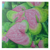 Obake Anthuriums Tegeltje (Voorkant)