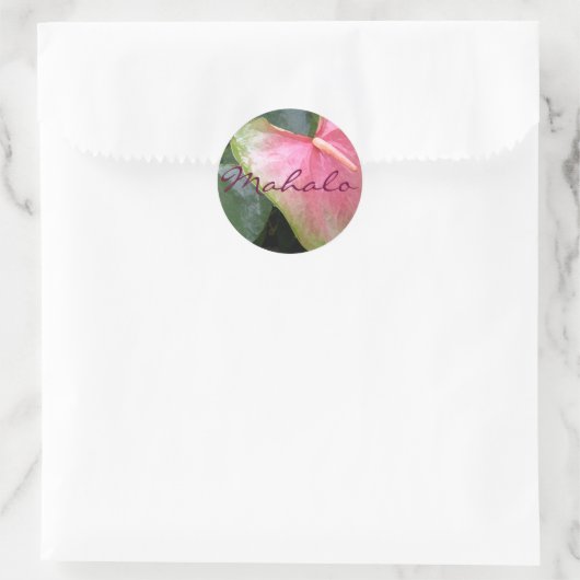 Obake Mahalo Ronde Sticker (Tas)