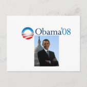Obama'08 briefkaart (Voorkant)