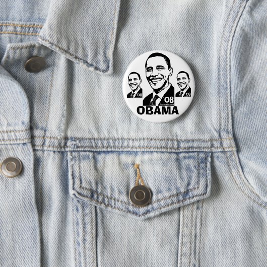 Obama'08 Button (In situ)