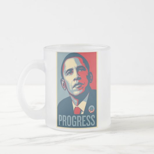 Obama'08 Coffee Mok - "PROGRESS" (Links)