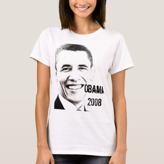 Obama'08 met Website T-shirt (Voorkant)
