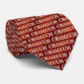 Obama'08 Stropdas - Uitstekend en elitair - Gepers (Opgerold)