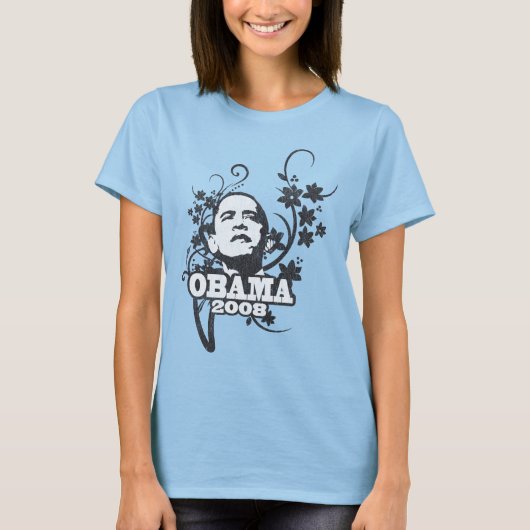 Obama'08  t-shirt (Voorkant)