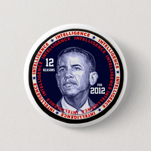 Obama12 Motivering knop Ronde Button 5,7 Cm (Voorkant)