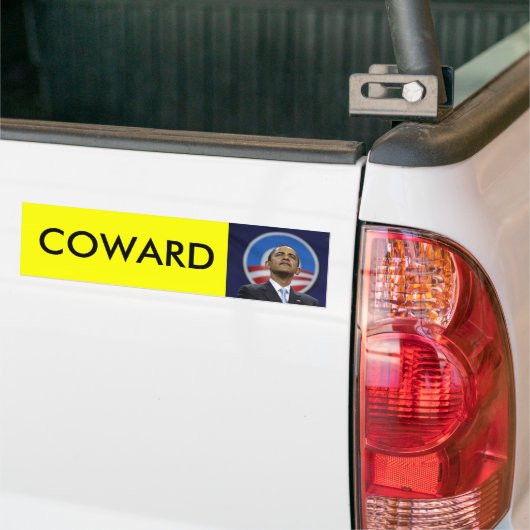 obama1, COWARD Bumpersticker (Op Truck)