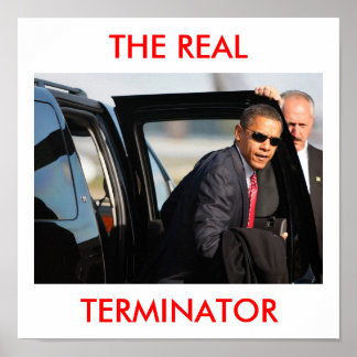 obama20_16857033, DE REAL, TERMINATOR Poster