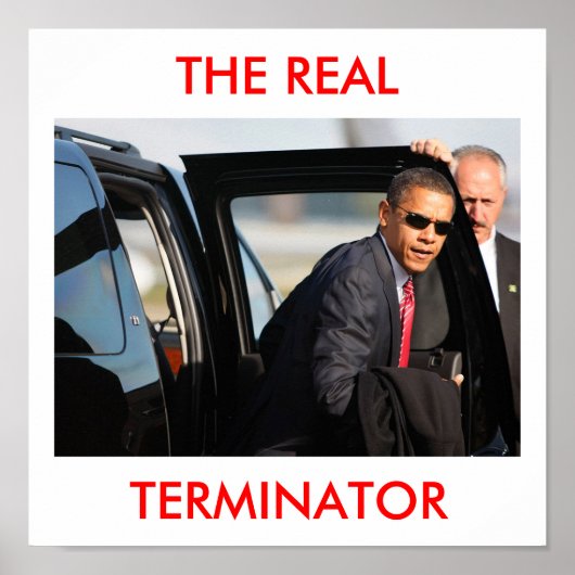 obama20_16857033, DE REAL, TERMINATOR Poster (Voorkant)