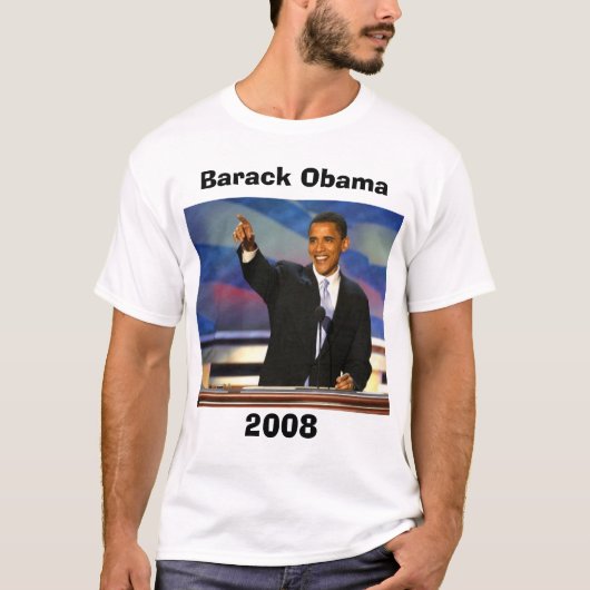 obama6, Barack Obama, 2008 T-shirt (Voorkant)