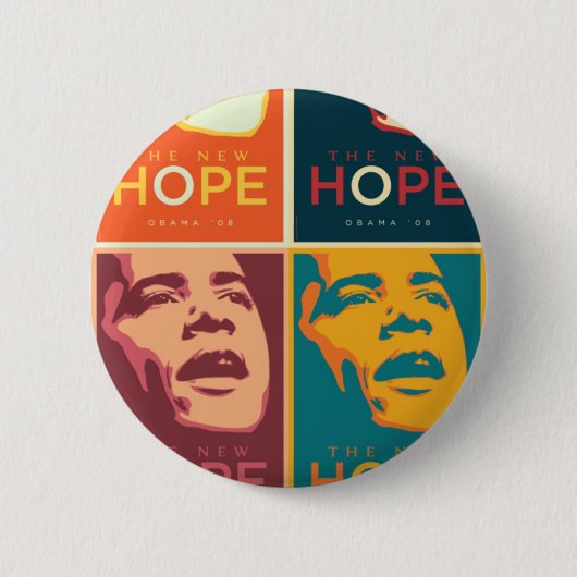 obama 03 ronde button 5,7 cm (Voorkant)
