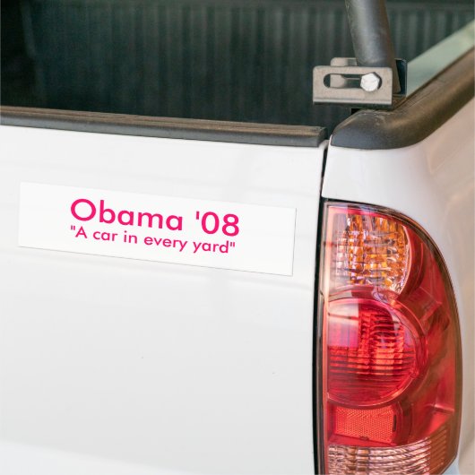 Obama '08 bumpersticker (Op Truck)