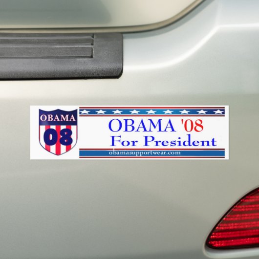 Obama 08 Bumpersticker (Op auto)