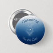 Obama 08 - Ja dat kunnen we! Ronde Button 5,7 Cm (Voorkant /achterkant)