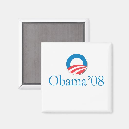 Obama '08 magneet (Voorkant / Achterkant)