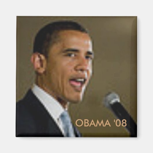 OBAMA '08 magneet (Voorkant)