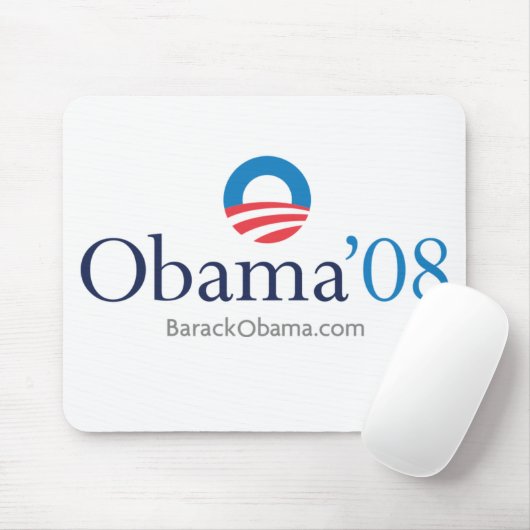 OBAMA '08 Mousepad Muismat (Met muis)