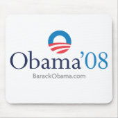 OBAMA '08 Mousepad Muismat (Voorkant)