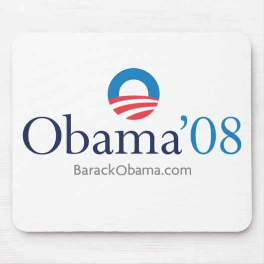 OBAMA '08 Mousepad Muismat (Voorkant)
