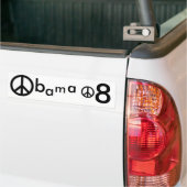 Obama 08 Peace Bumpersticker (Op Truck)