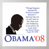 Obama 08 Poster (Voorkant)