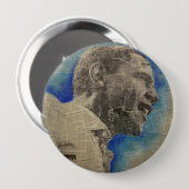 Obama '08 ronde button 4,0 cm (Voorkant /achterkant)