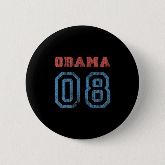 Obama 08 Ronde Button 5,7 Cm (Voorkant)
