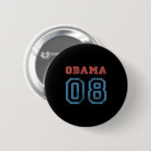 Obama 08 Ronde Button 5,7 Cm (Voorkant /achterkant)