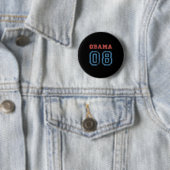 Obama 08 Ronde Button 5,7 Cm (In situ)
