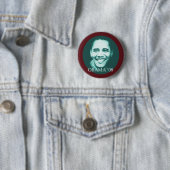 Obama '08 ronde button 5,7 cm (In situ)