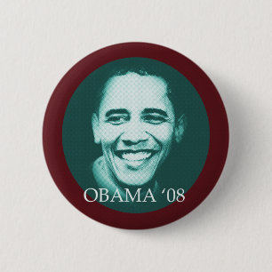 Obama '08 ronde button 5,7 cm