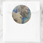 Obama '08 ronde sticker (Tas)