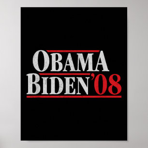 Obama 08 Shirt - Retrocampagne Obama Biden Poster