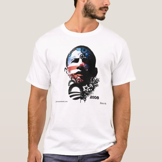 Obama' 08 t-shirt (Voorkant)