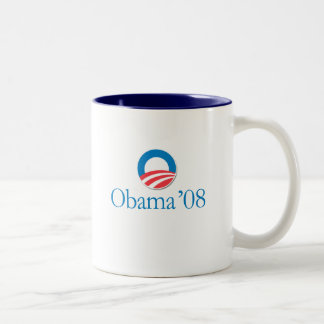 Obama '08 tweekleurige koffiemok