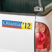 Obama '12 bumpersticker (Op Truck)