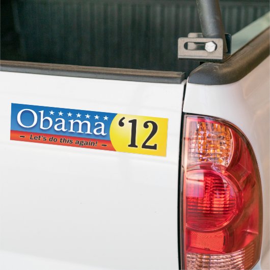 Obama '12 bumpersticker (Op Truck)