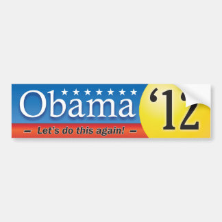Obama '12 bumpersticker