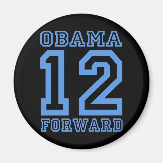 Obama 12 voorwaarts magneet (Voorkant)