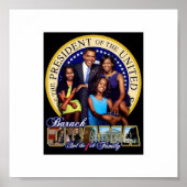 Obama 1e familie poster (Voorkant)