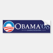  Obama 2008 Bumpersticker (Voorkant)