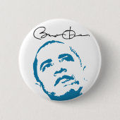 Obama 2008 Handtekening Button 61013 (Voorkant)
