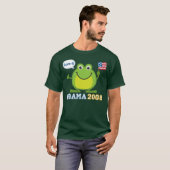 Obama 2008 Love-it Frog T-shirt (Voorkant volledig)